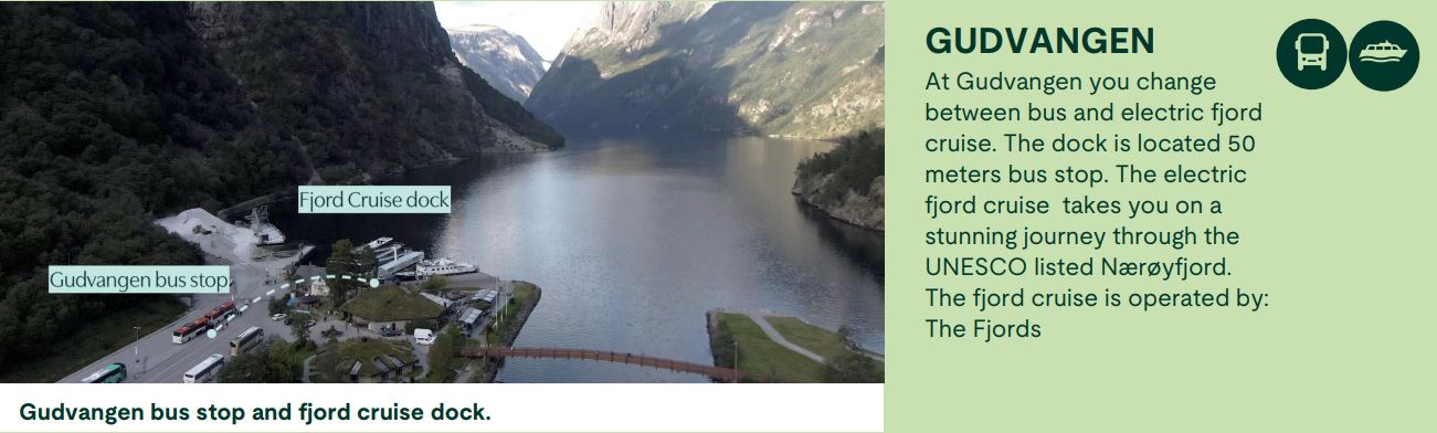 Gudvangen fjord cruise dock